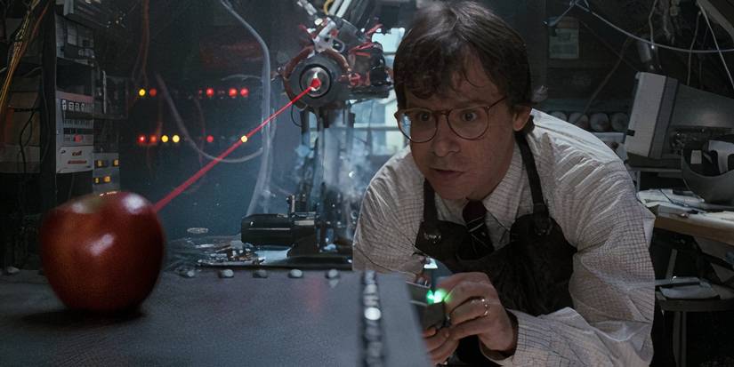 Rick Moranis as Wayne Szalinski in Honey, I Shrunk The Kids