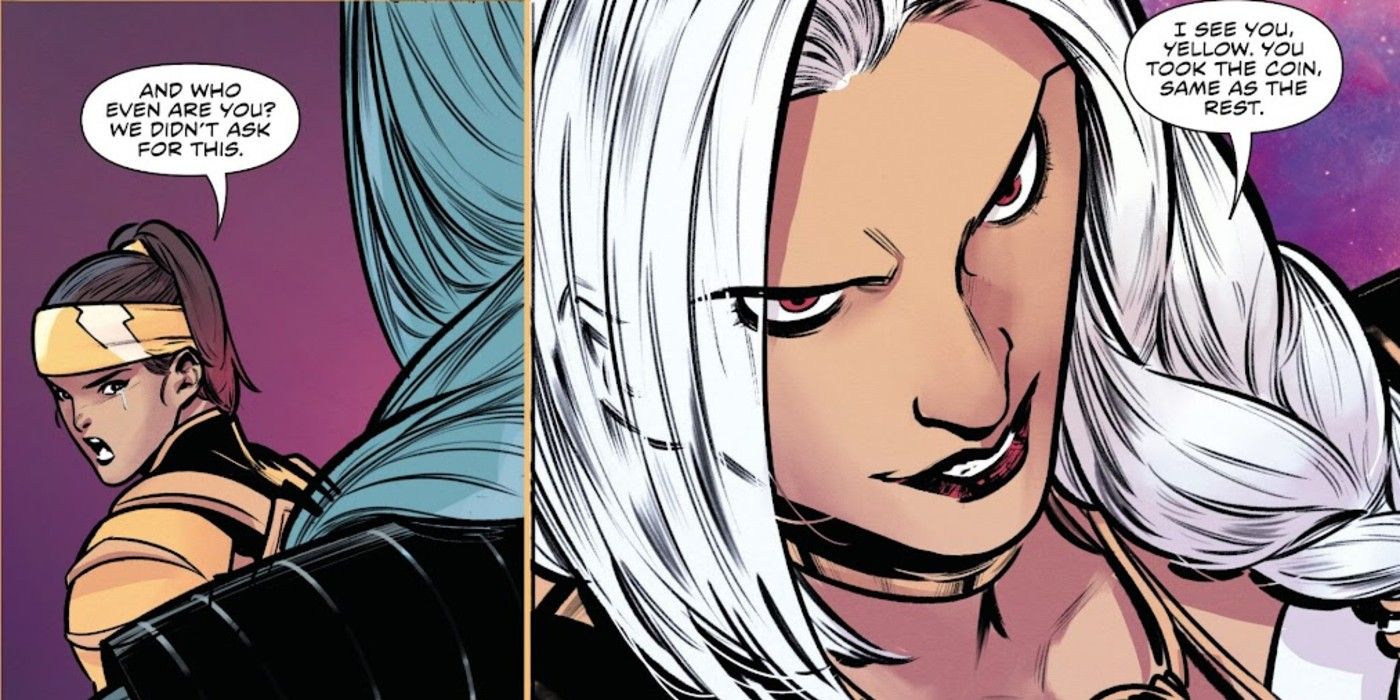 Rita Repulsa reminds Yellow Ranger Valentina she accepted the Power Coins in Power Rangers Prime #5