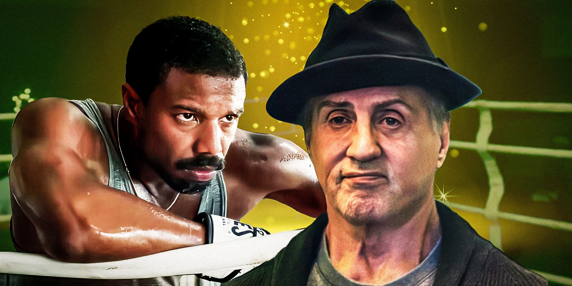 Rocky in Creed 2 and Adonis in Creed 3