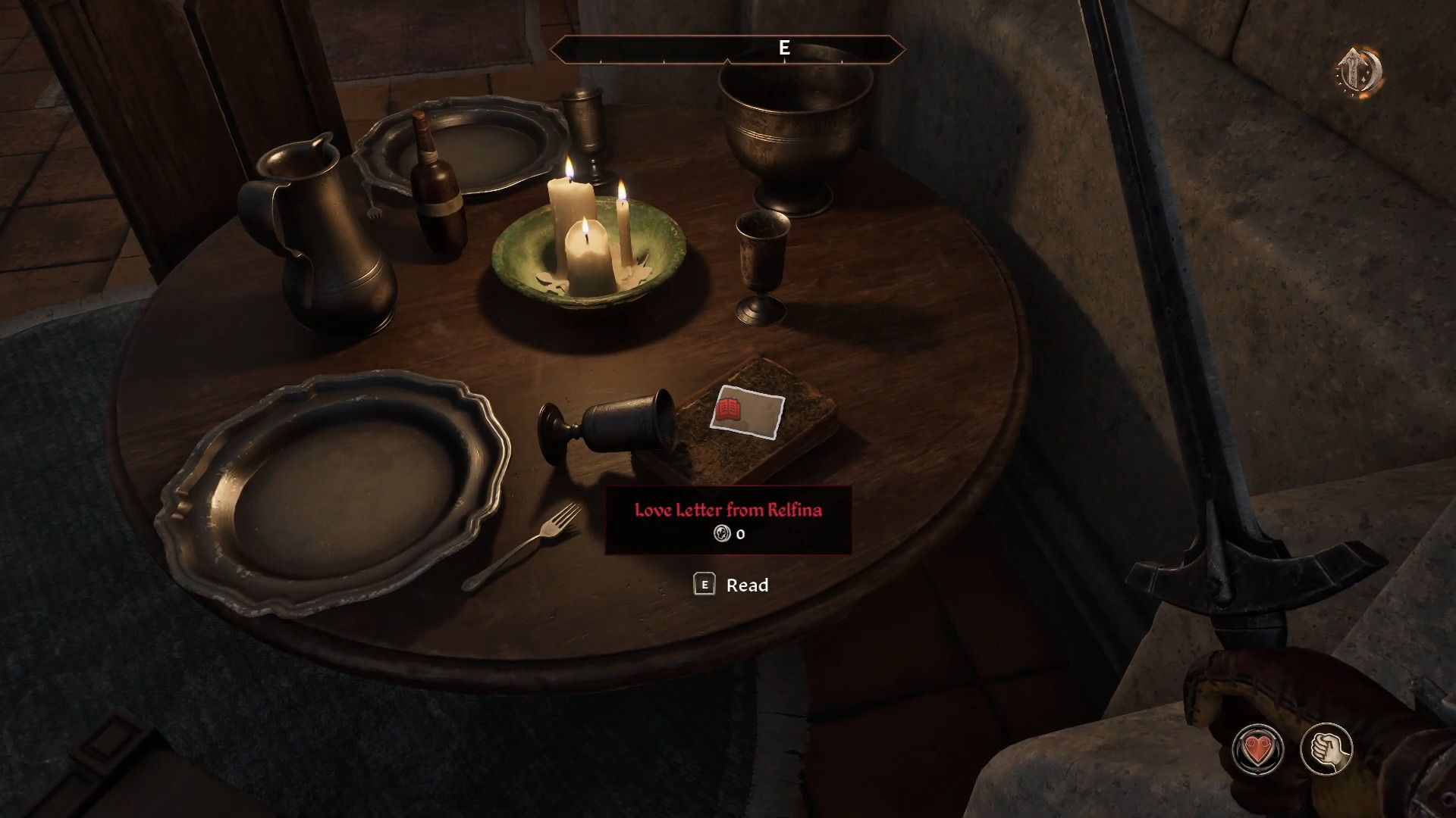 Roland's love letter in Oblivion Remastered.