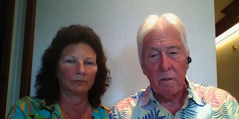 Ron and Betty Gibbs video in for an interview on the 90 Day: The Last Resort Tell All