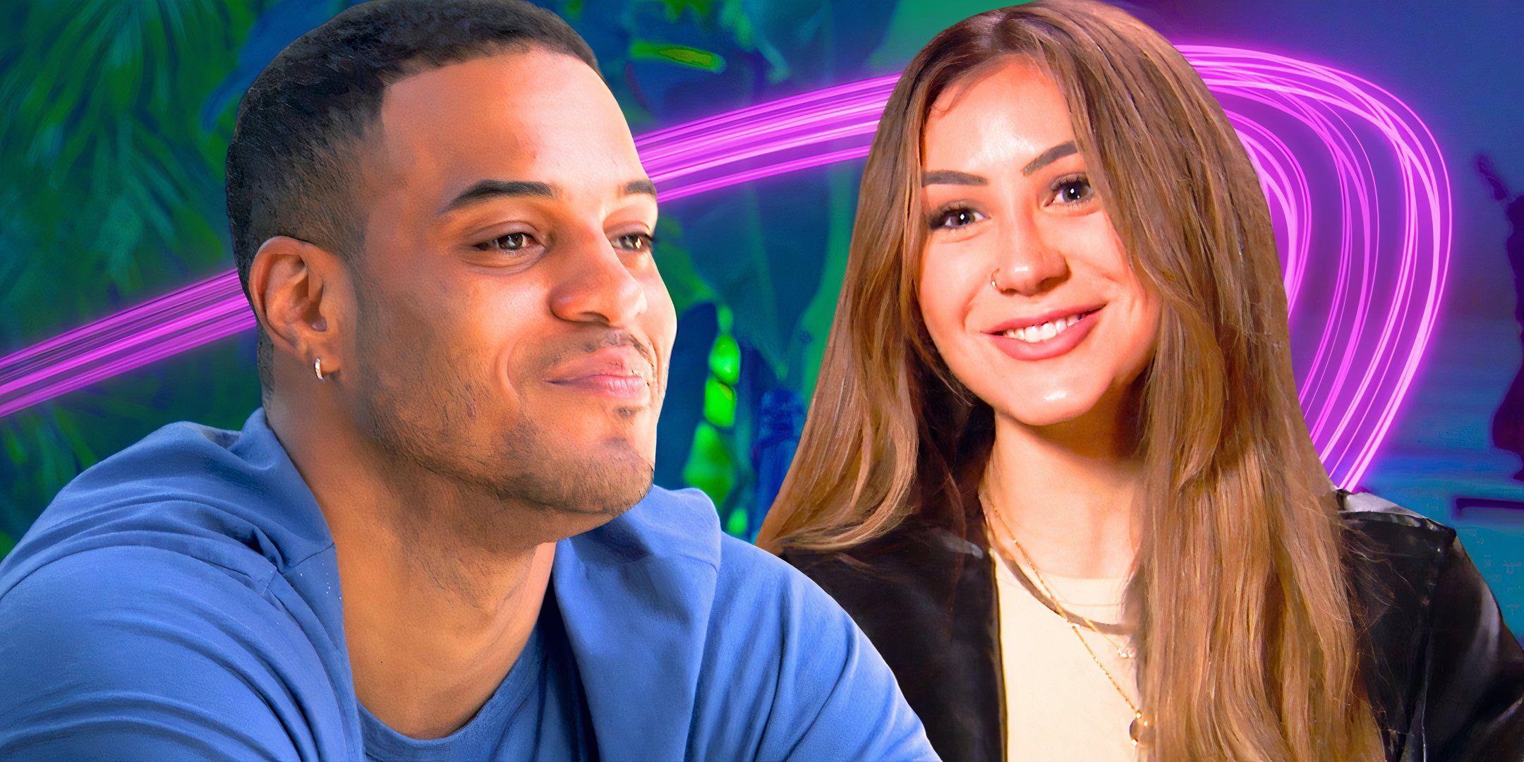 side by side image of The Bachelor 29&rsquo;s Grant Ellis And Juliana Pasquarosa