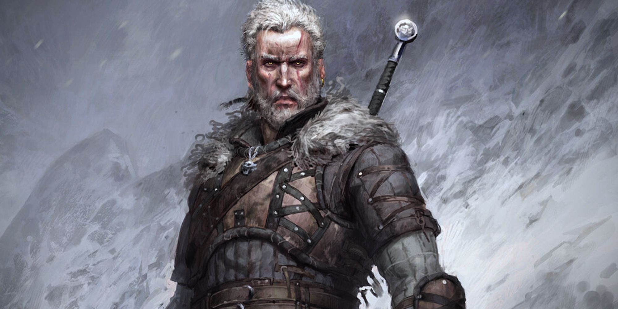 School of The Bear Witcher in Gwent Card Art by Bogdan Rezunenko