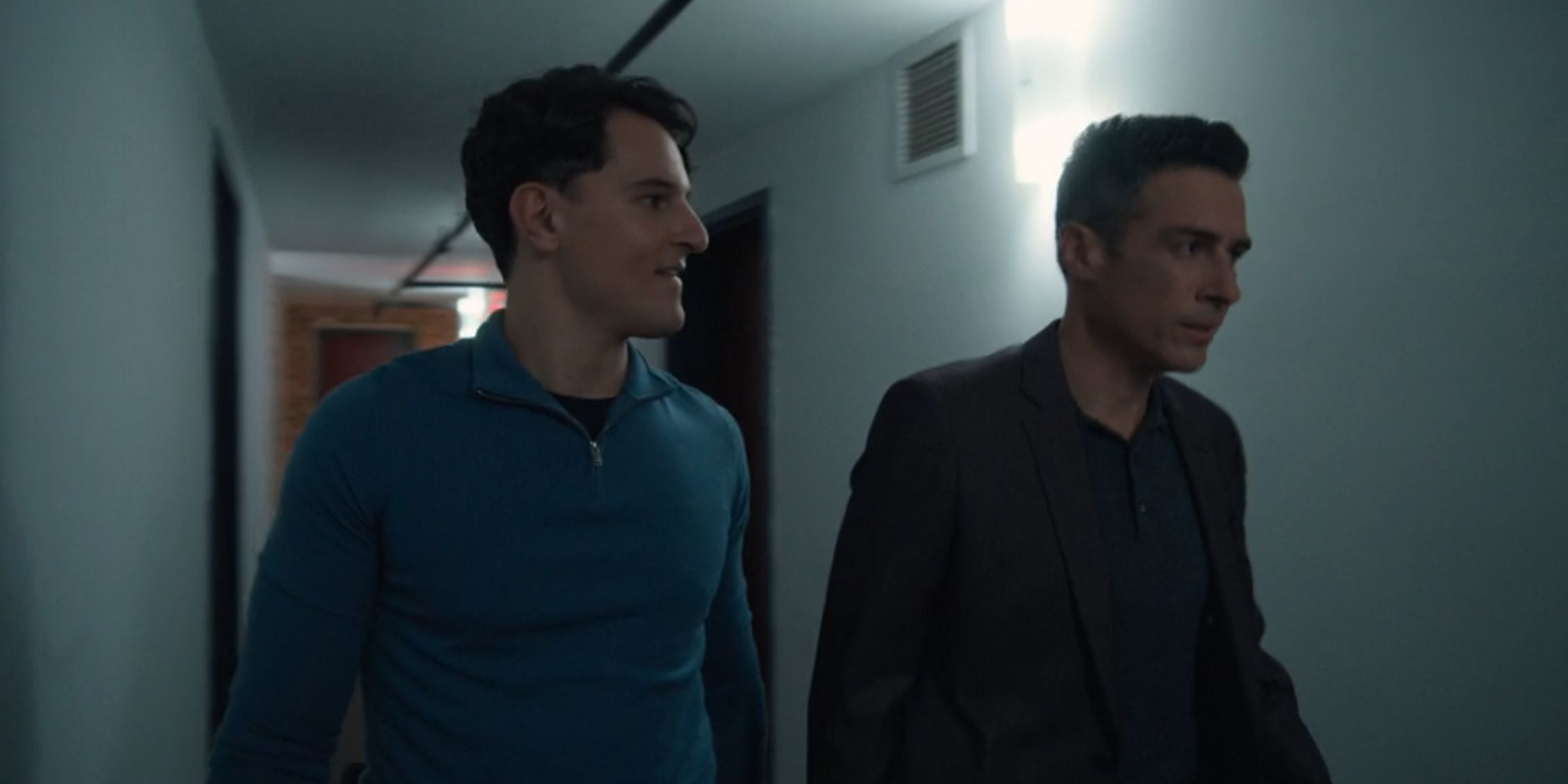 Scola and Ulrich Walking Down The Hall  In FBI