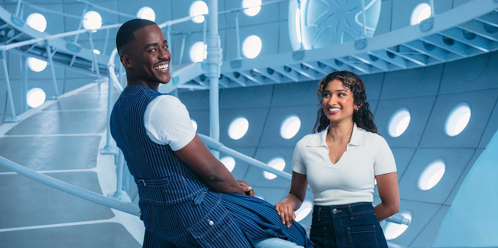 Ncuti Gatwa and Varada Sethu- Doctor Who Season 15