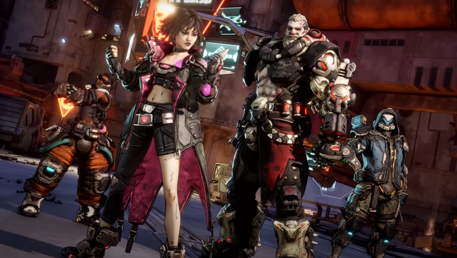 Los cuatro nuevos cazadores de bóveda de Borderlands 4