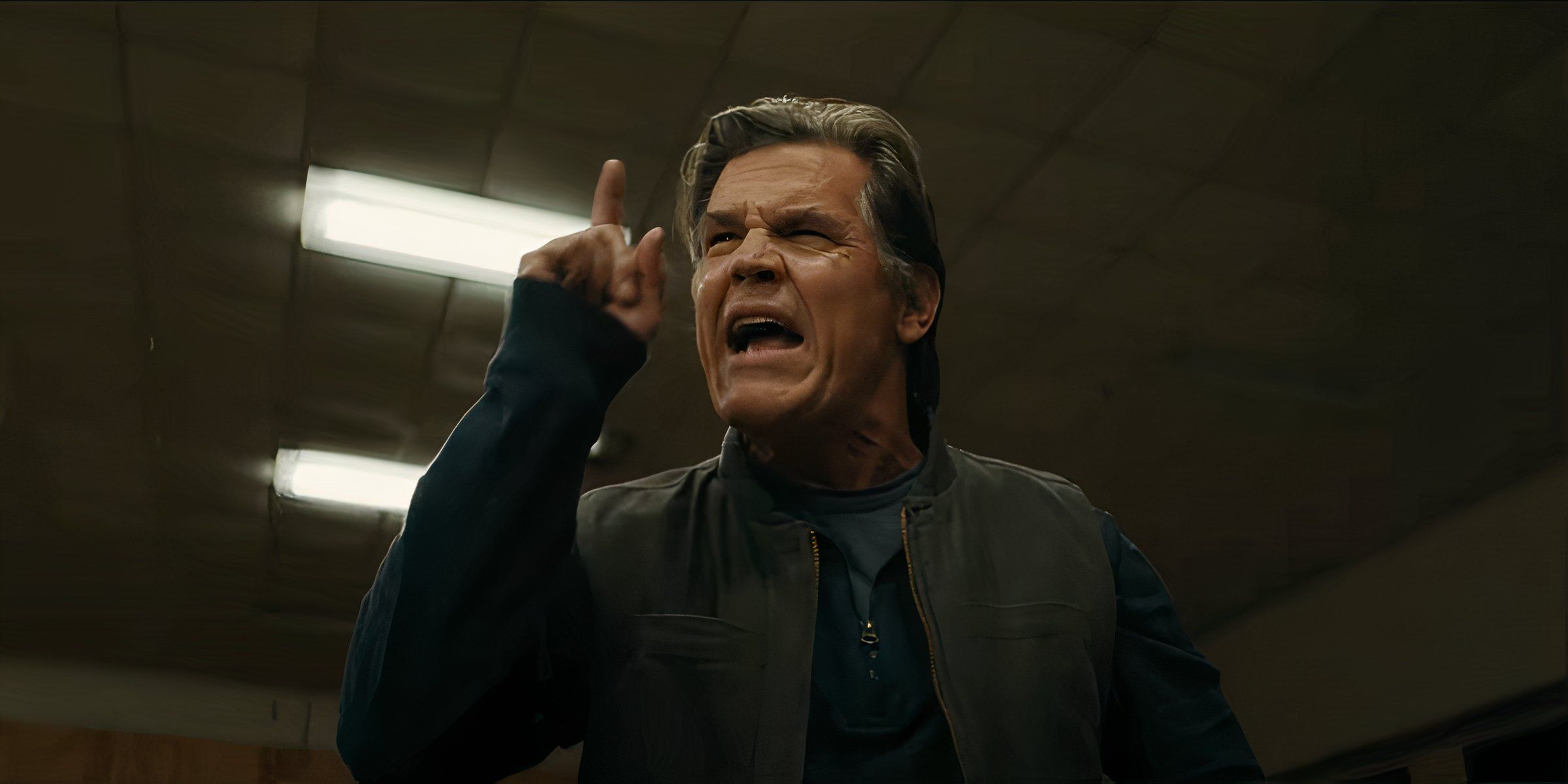 Josh Brolin yelling