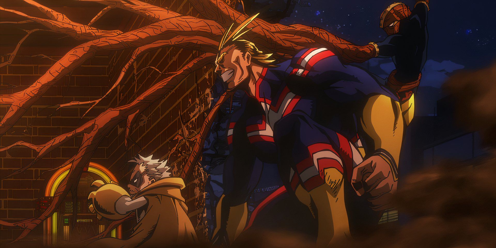 All Might Leads The Raid On The League of Villains' Hideout
