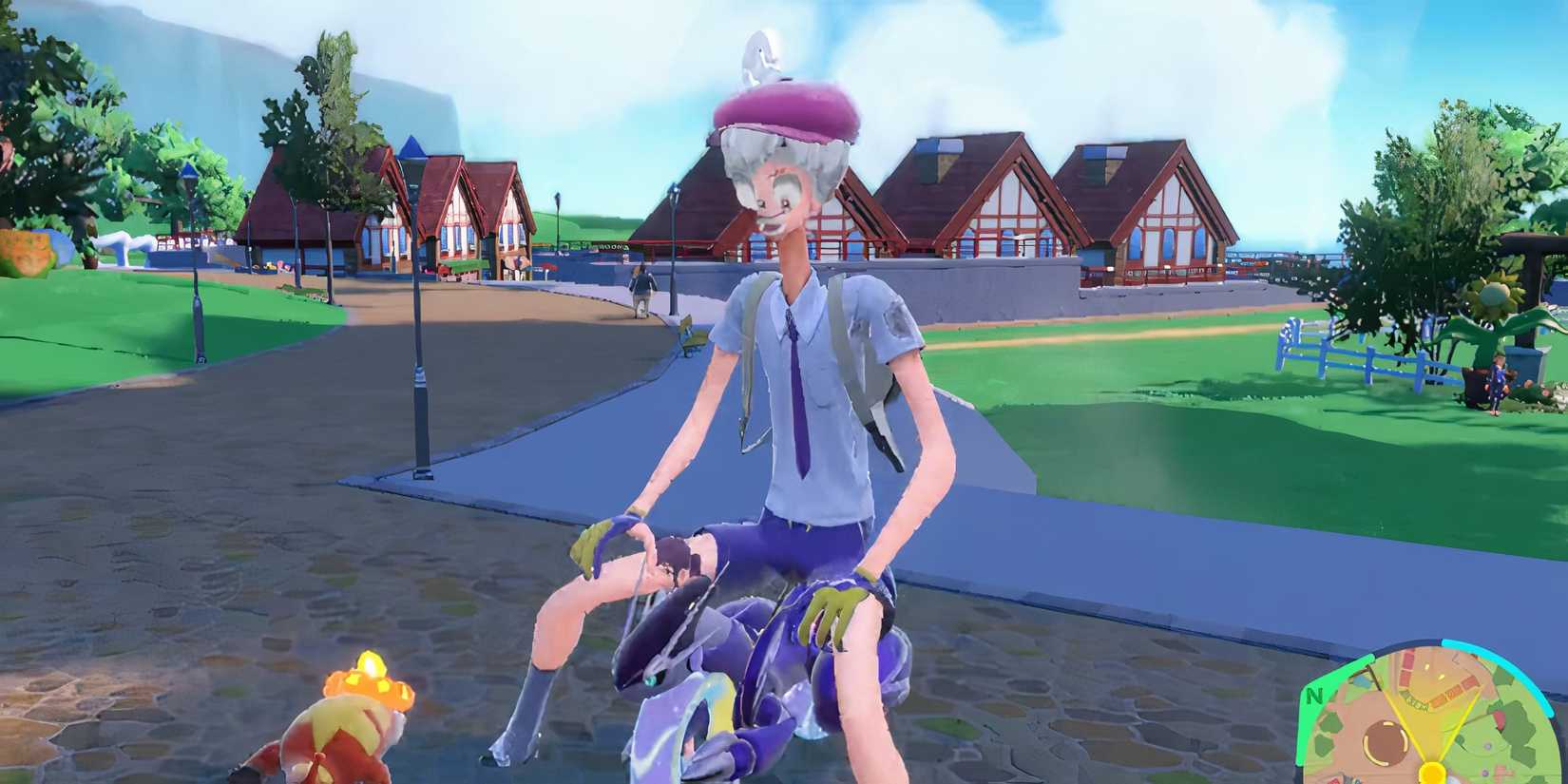 Several graphic glitches on Pokemon Scarlet and Violet.