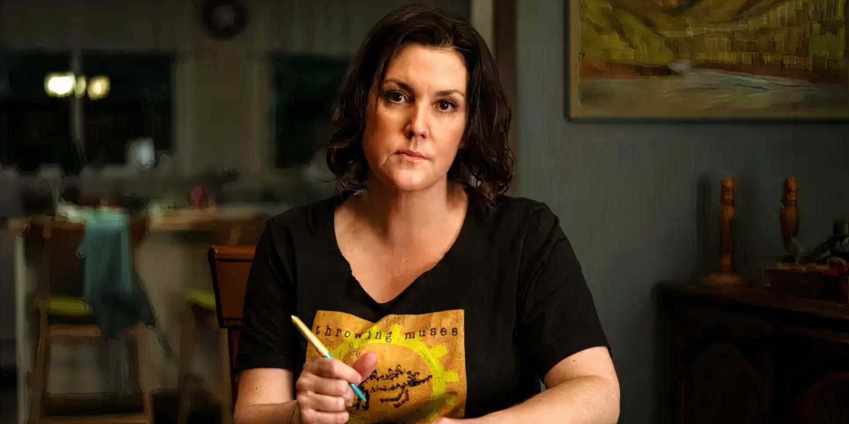 Shauna is staring and writing in Yellowjackets season 3 finale