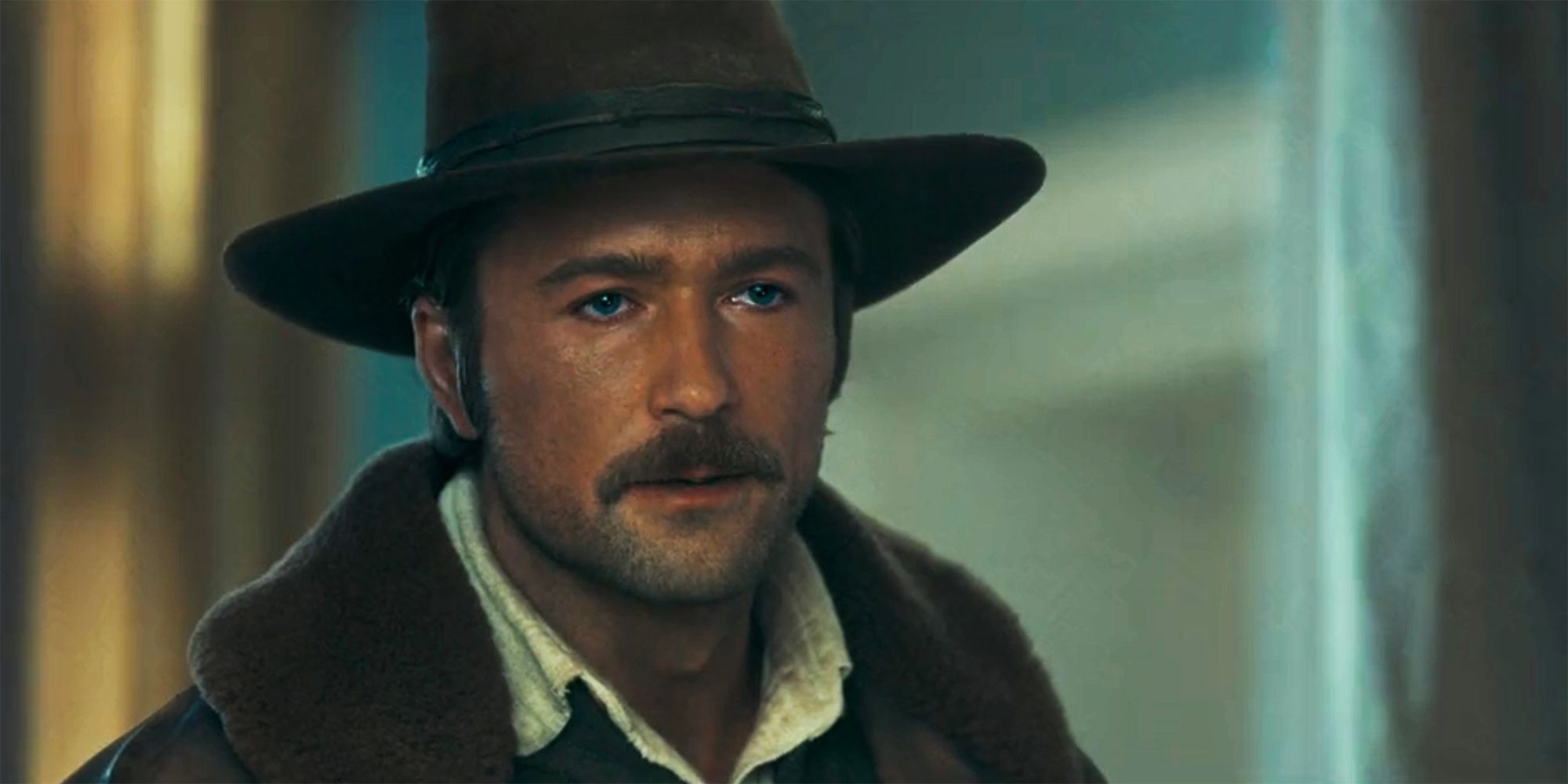 Spencer Dutton in a close up in 1923&rsquo;s finale