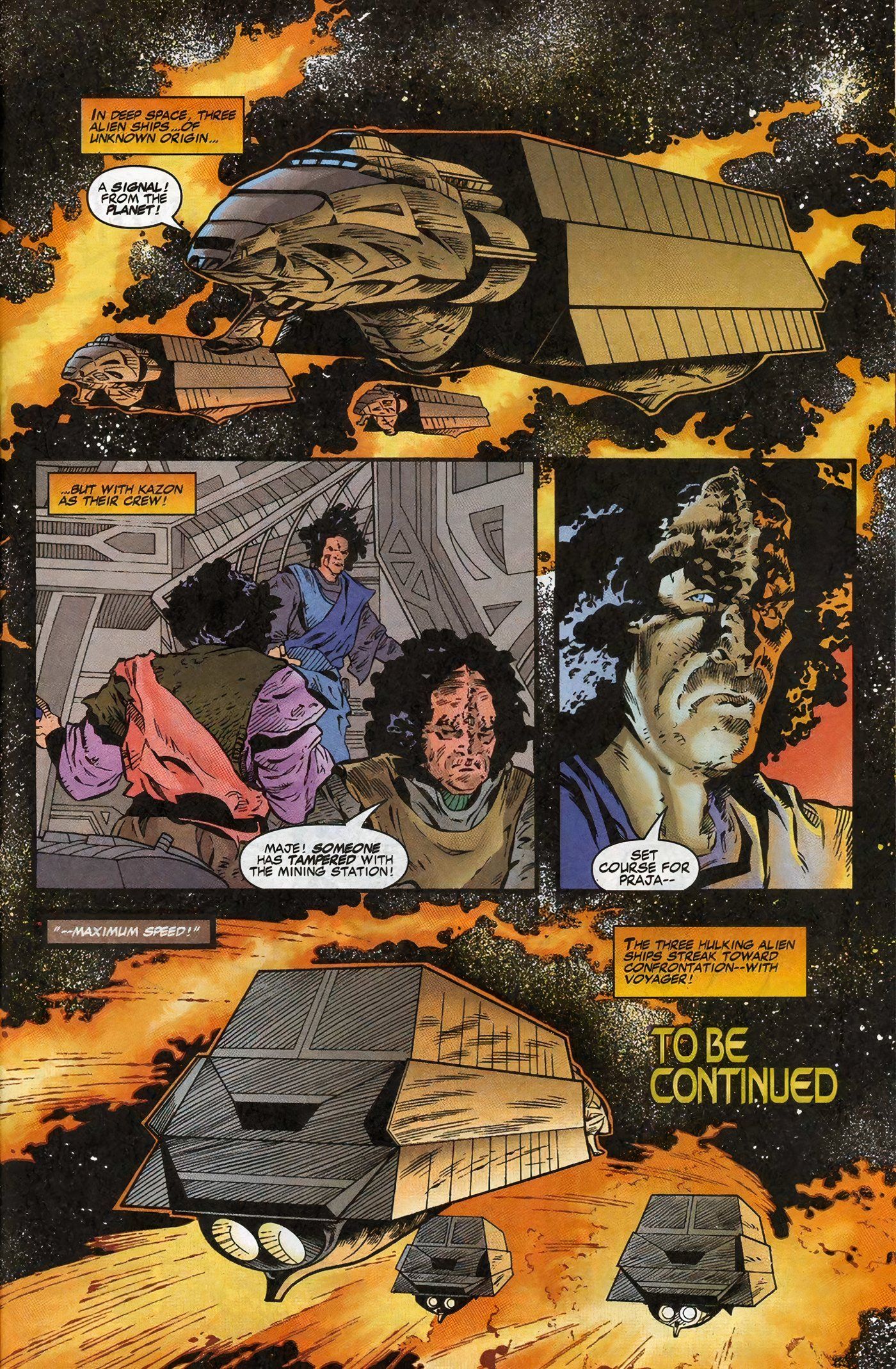 The Kazon attack