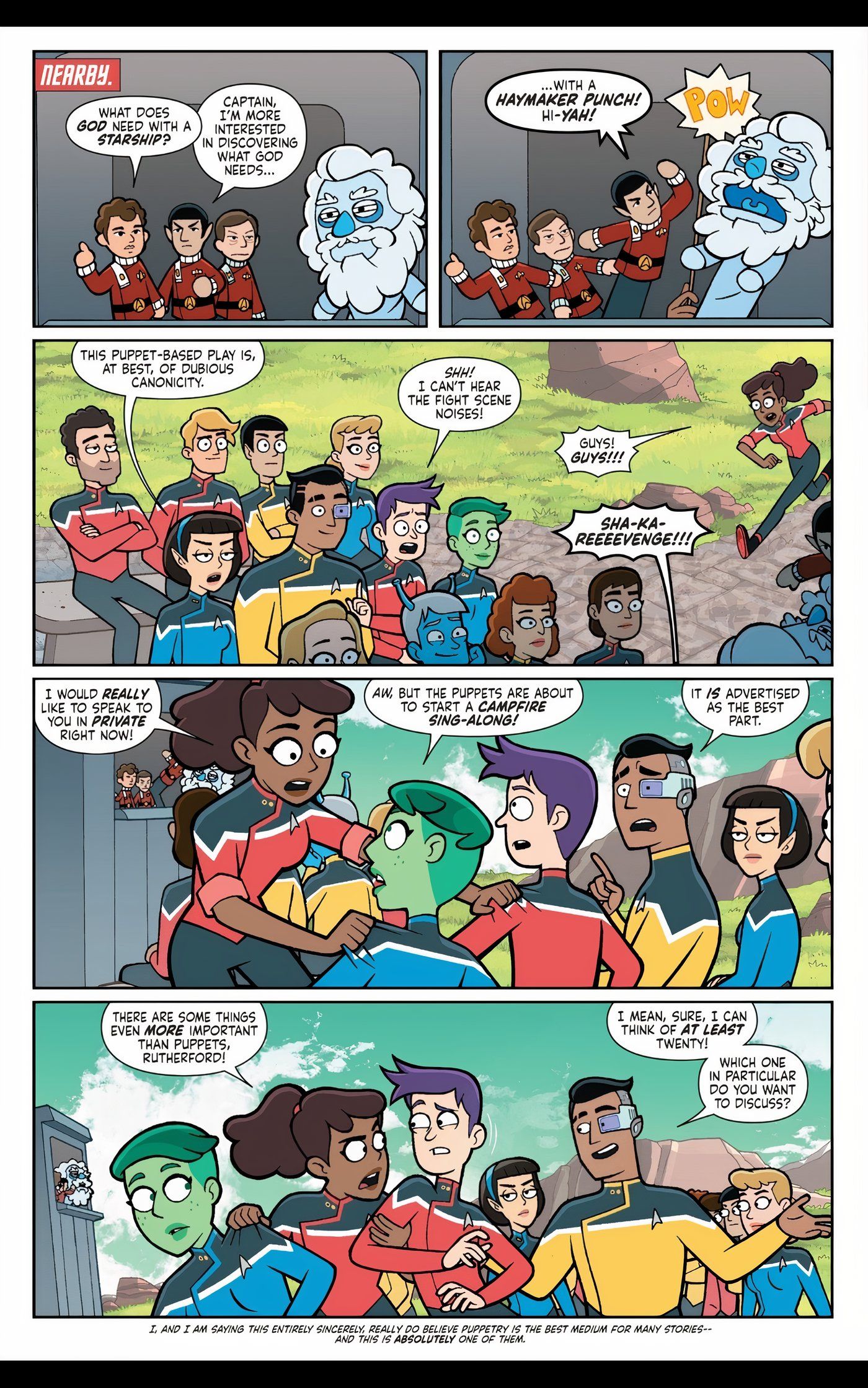 Star Trek Final Frontier Call Out