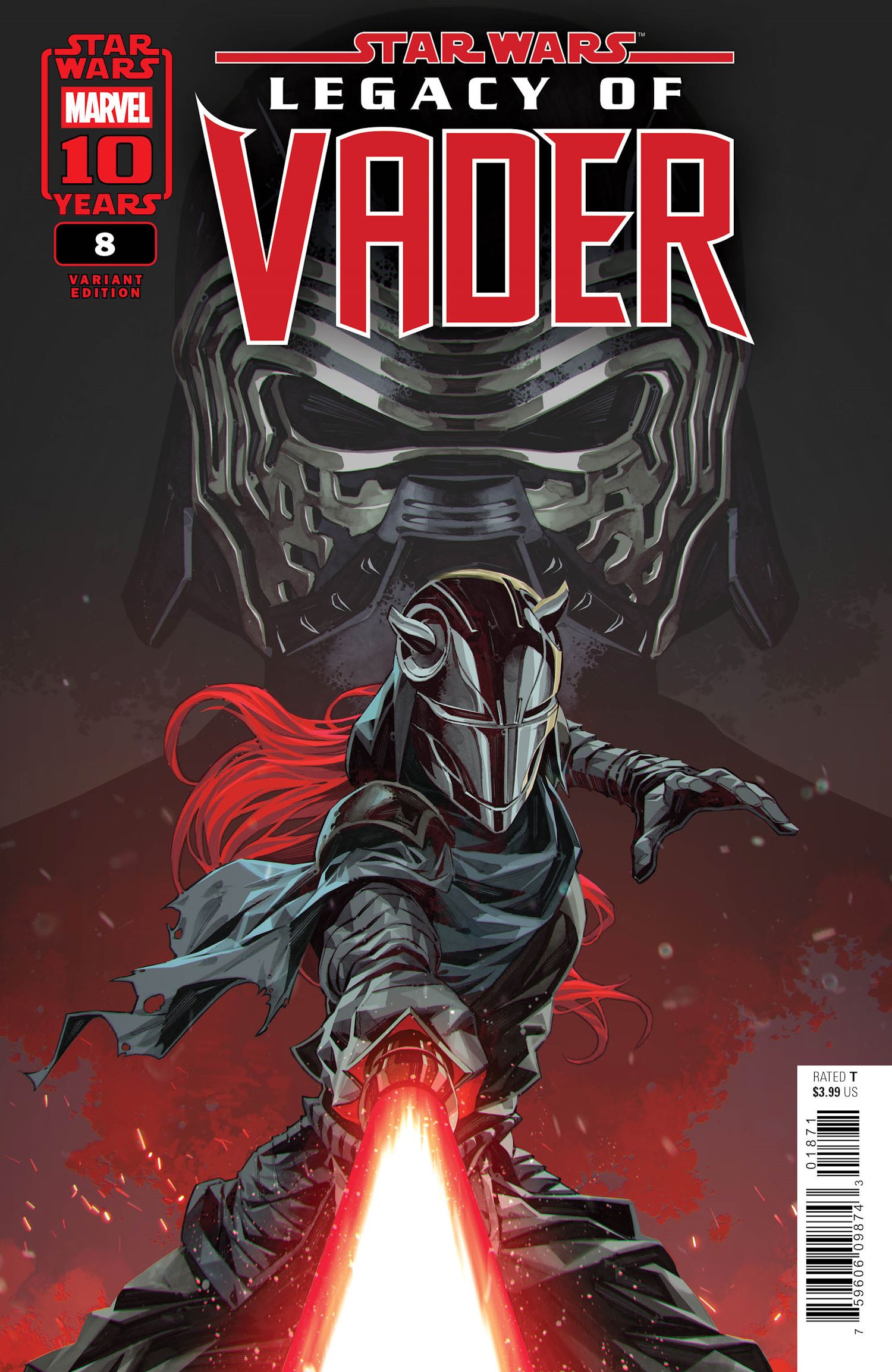 Star Wars Legacy of Vader #8 Variant Comic Cover