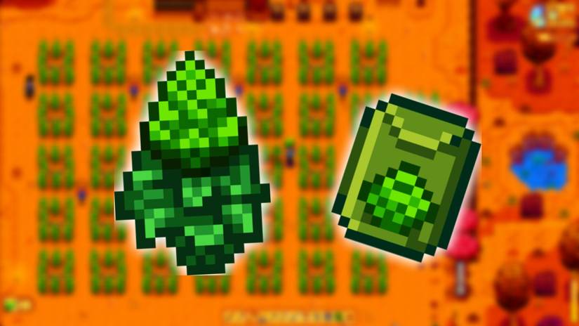 Stardew Valley fall crop artichoke plant and seeds