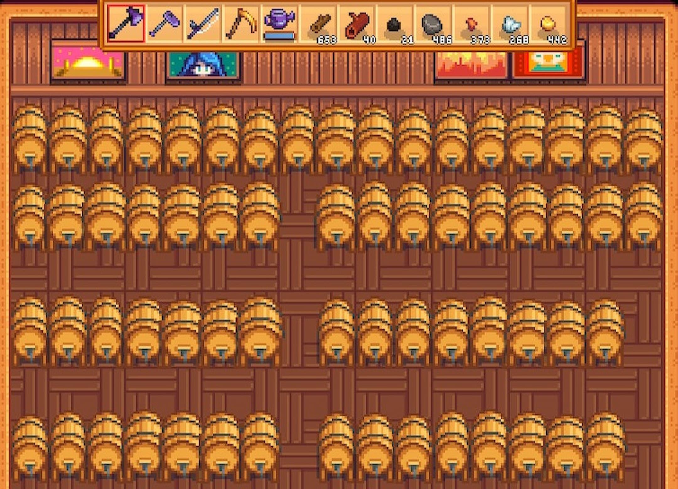 Stardew Valley Keg Room