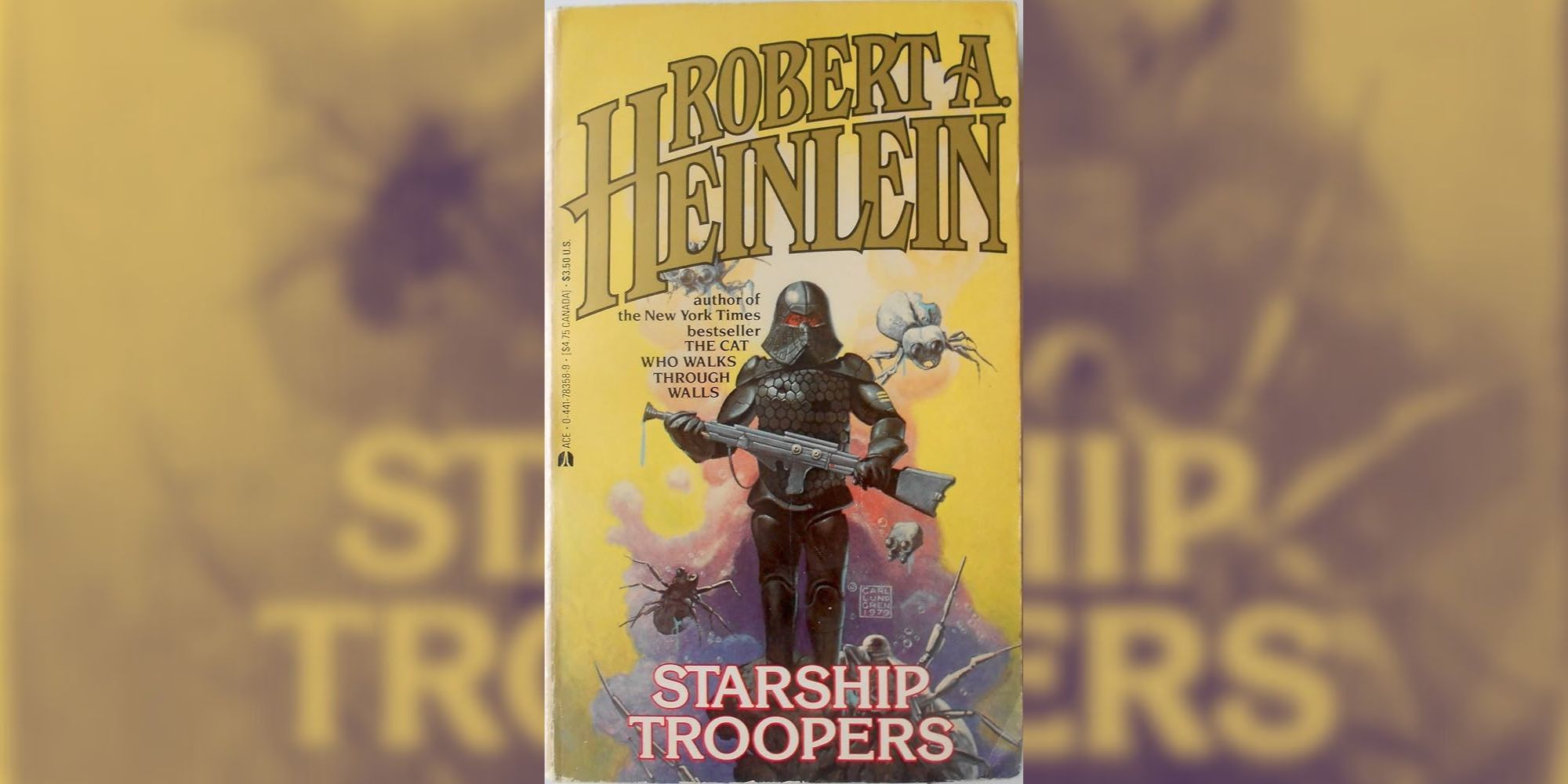 Starship Troopers by Robert A Heinlein cover