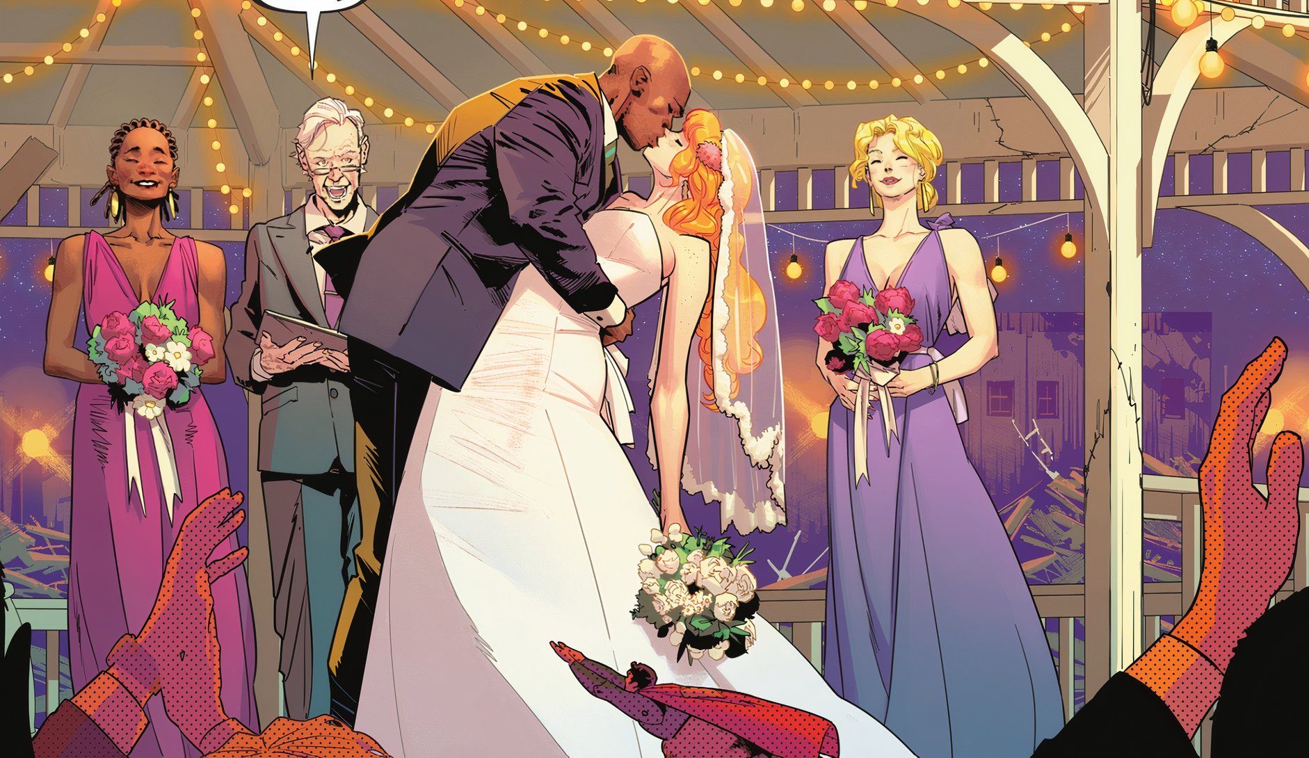 Steel and Superwoman Wedding DC