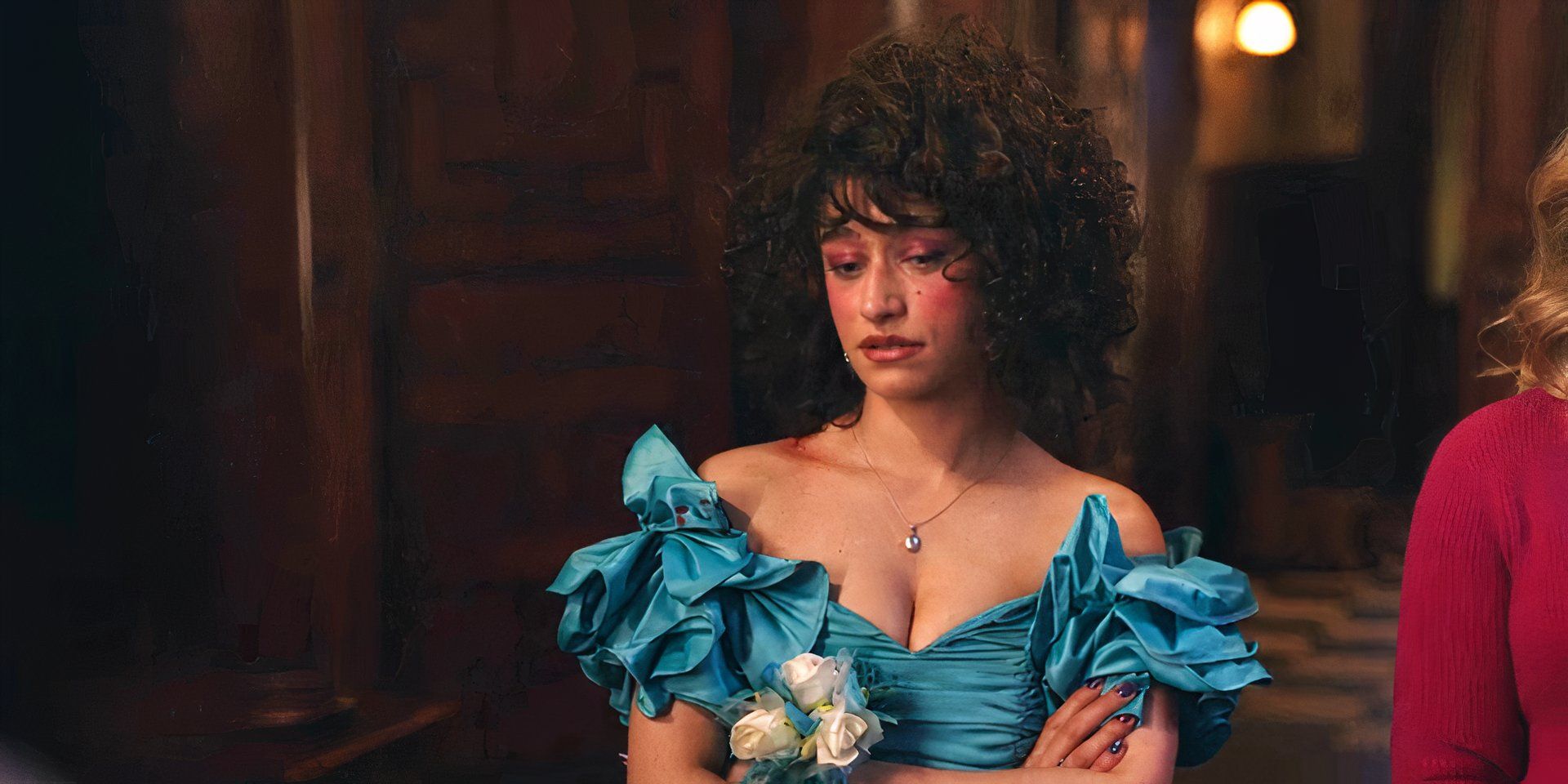 Stephanie in Ghosts season 4 hearing Tad(1)