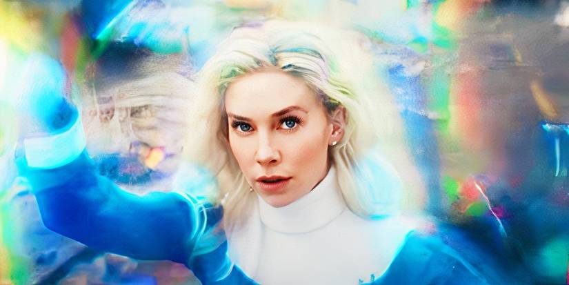 Sue Storm making a forcefield in The Fantastic Four: First Steps trailer