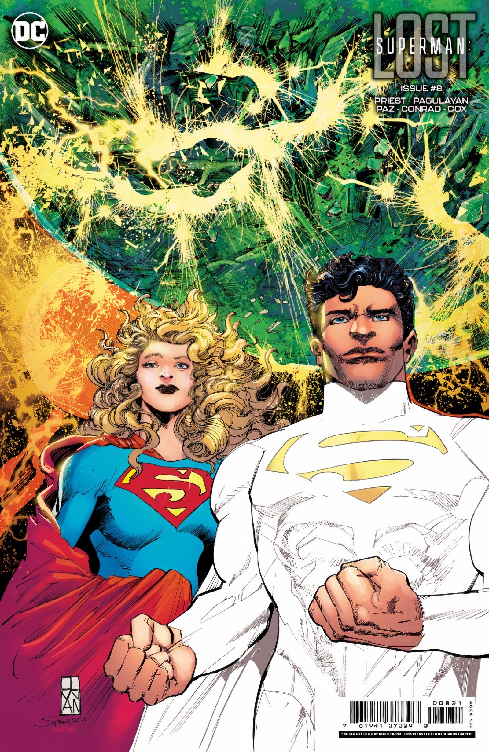 Superman Lost #8 variant cover