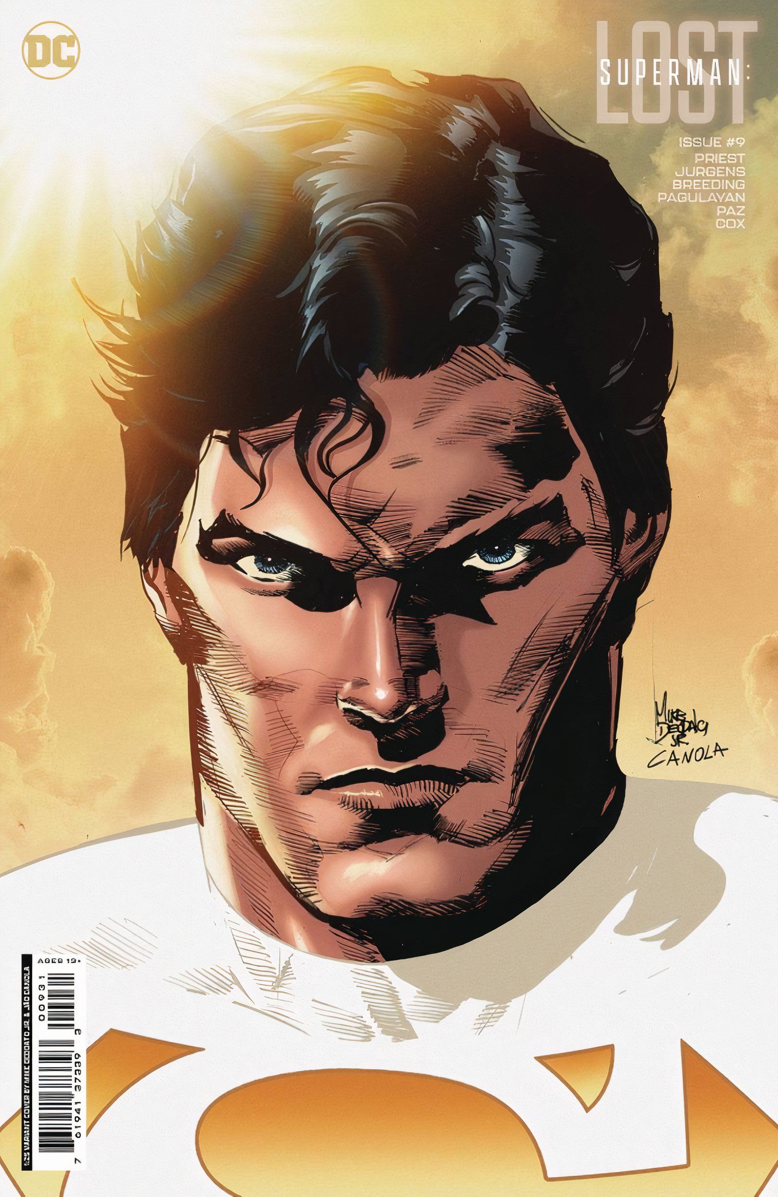 Superman Lost #9 vatiant cover