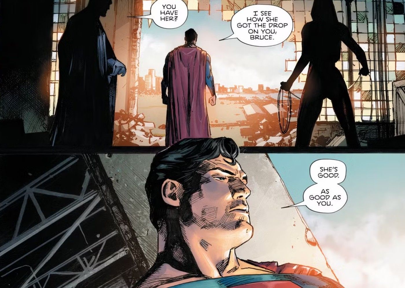 superman respects harley quinn