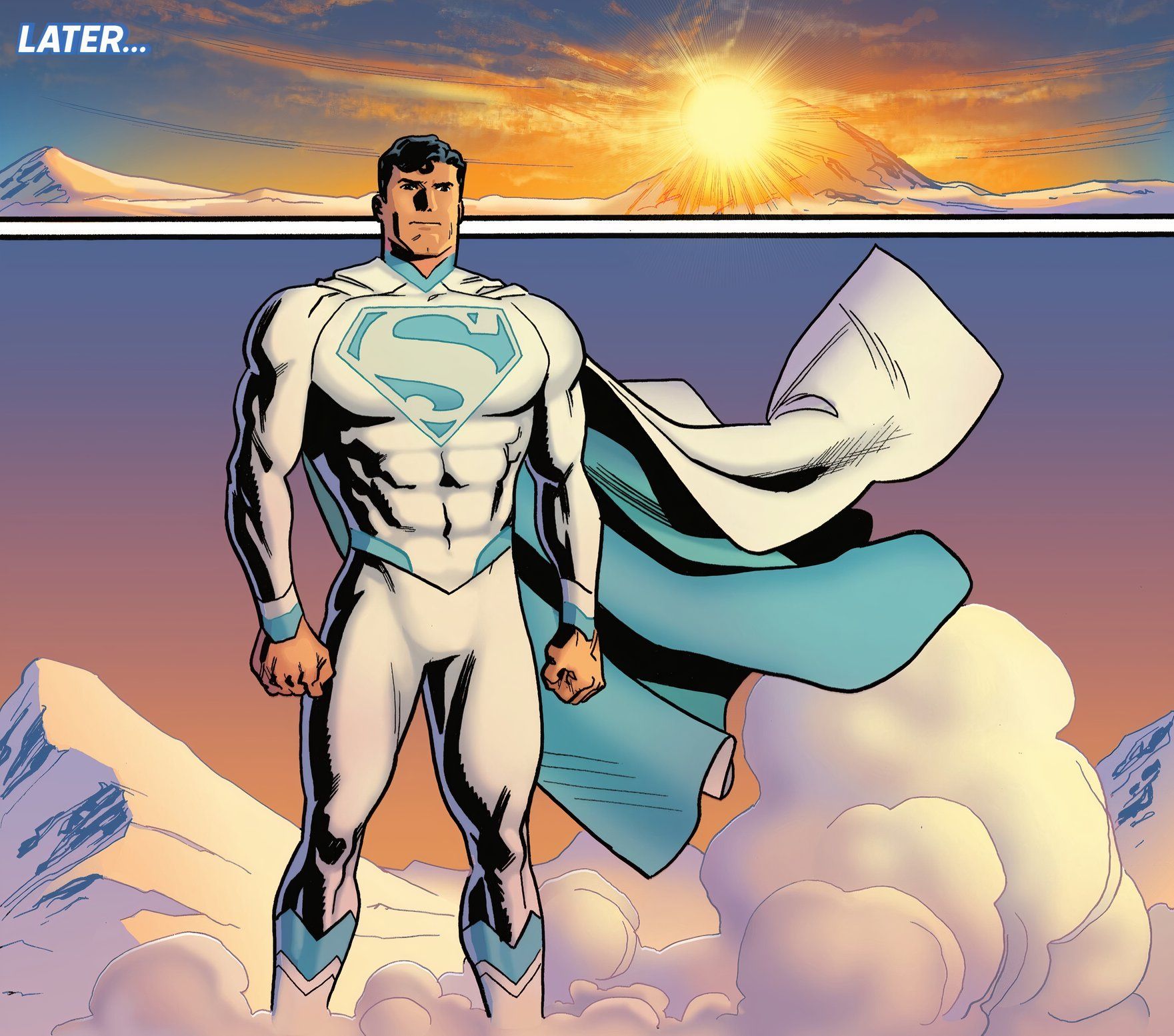 Superman Staring Out at Arctic in New Costume DC