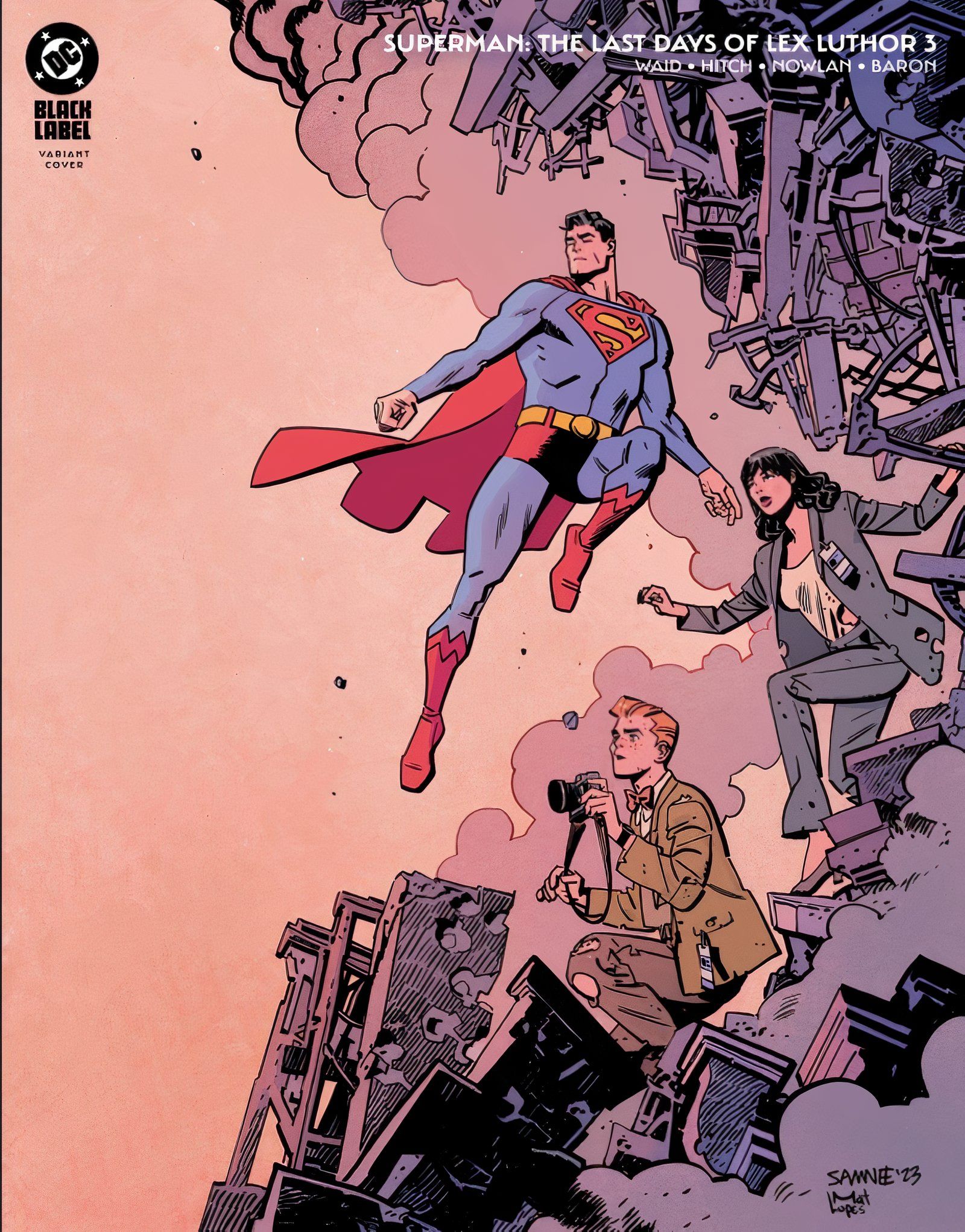 Superman The Last Days of Lex Luthor #3 variant cover
