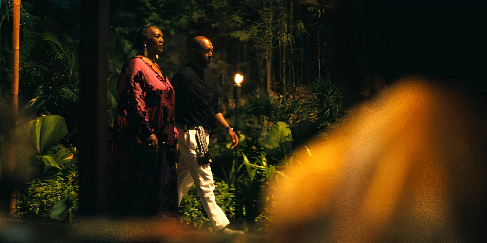 Survivor 37 castaways Natalie Cole and Carl Boudreaux in The White Lotus season 3