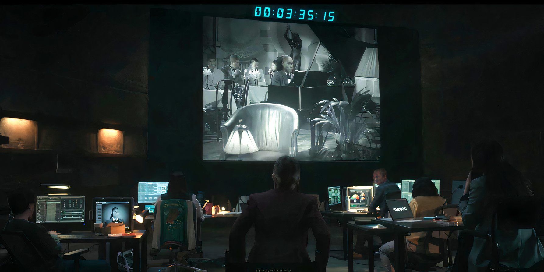The  Re Dream control room in Black Mirror Season 7, Episode 3, Hotel Reverie