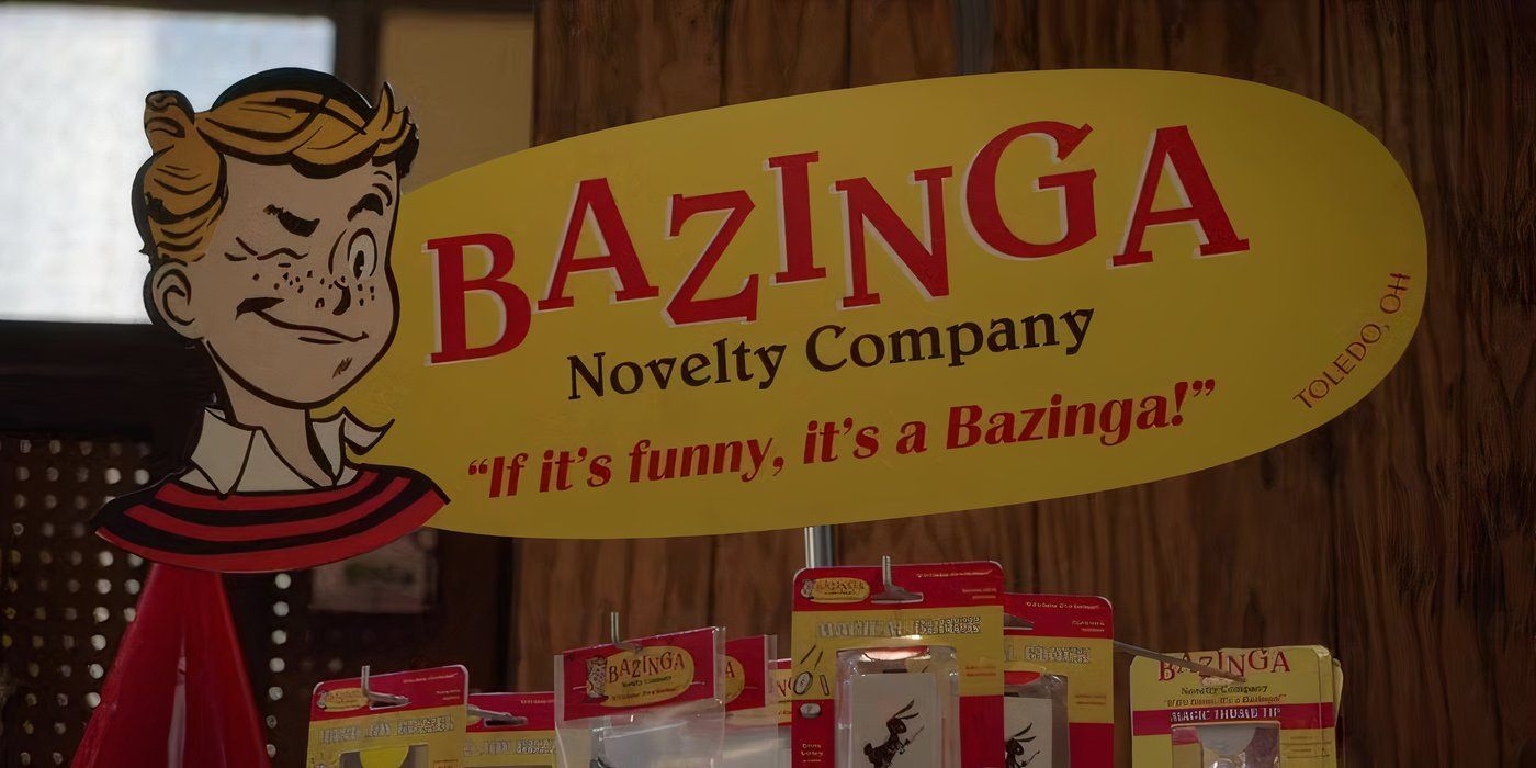 The Bazinga prank company from Young Sheldon