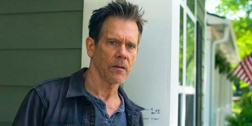 Hub Halloran (Kevin Bacon) with a confused expression in The Bondsman Season 1