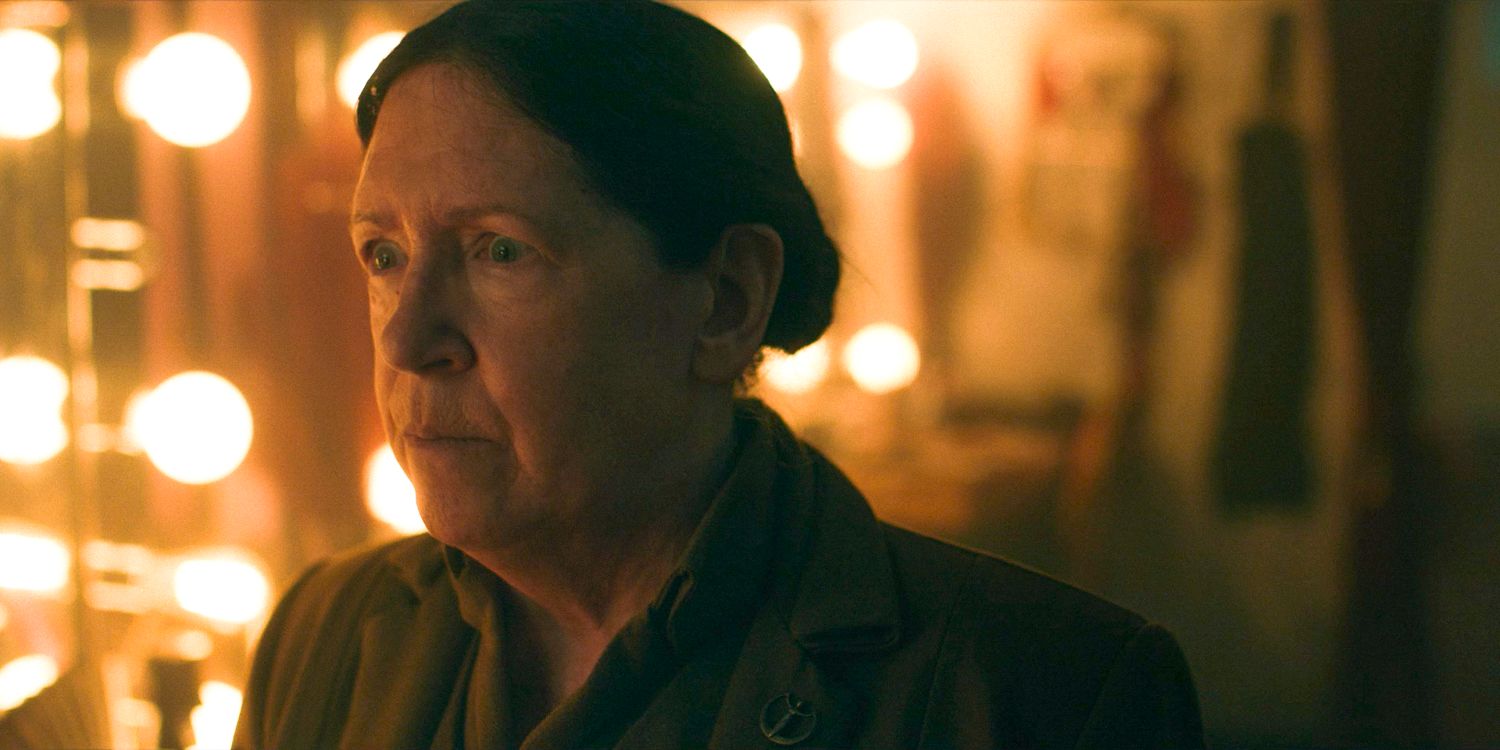 Aunt Lydia (Ann Dowd) looking shocked in The Handmaid's Tale Season 6 Ep 6