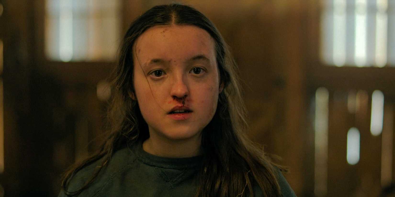Ellie Williams (Bella Ramsey) bewildered in The Last of Us Season 2 Ep 1