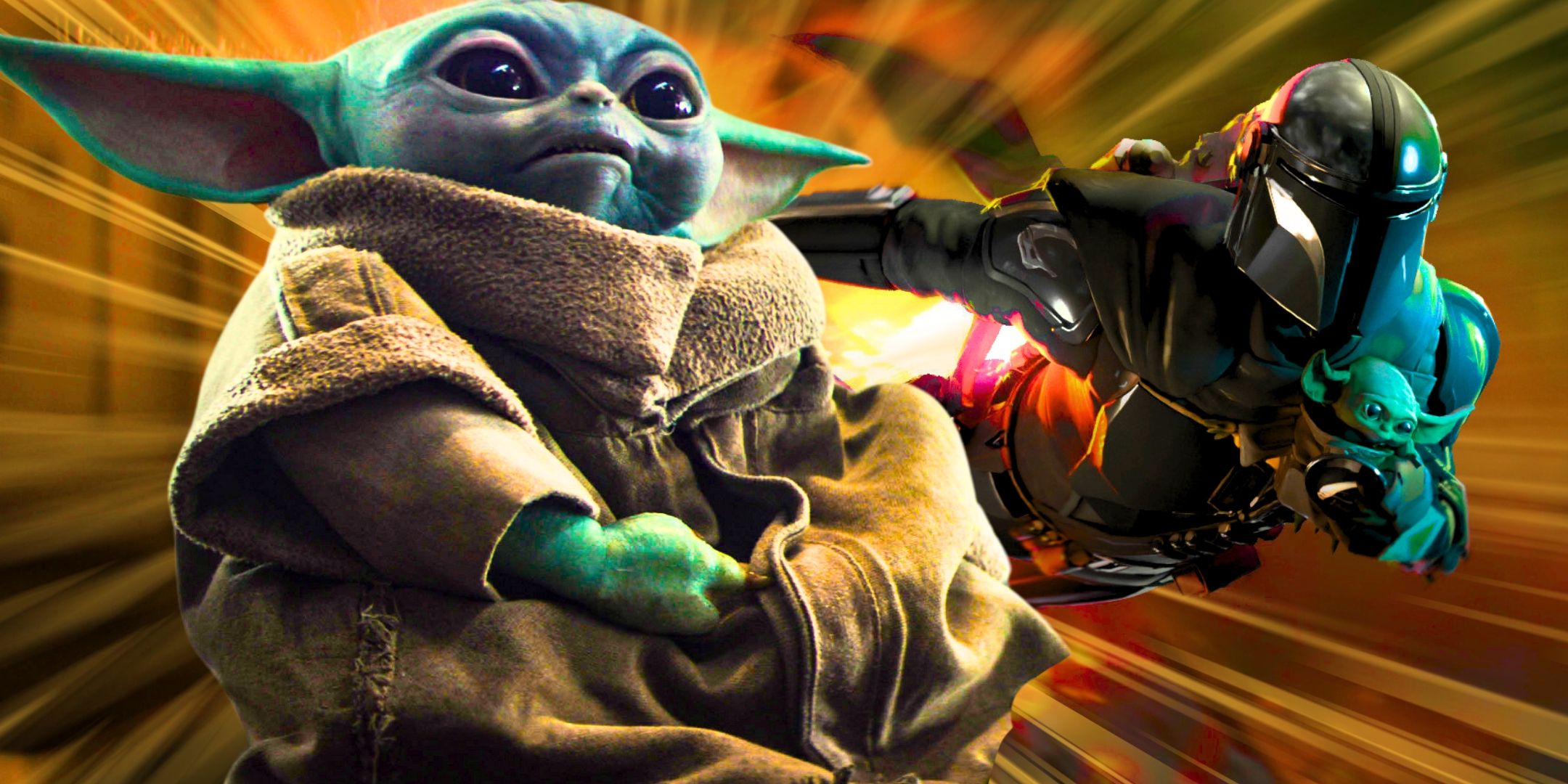 Din Djarin and Grogu in Star Wars: The Mandalorian