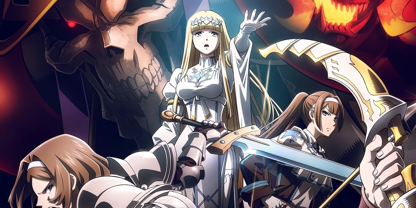 An image of the poster for Overlord: The Sacred Kingdom.