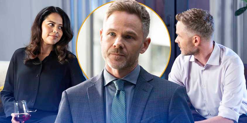 Blended image of Wesley and Angela in The Rookie