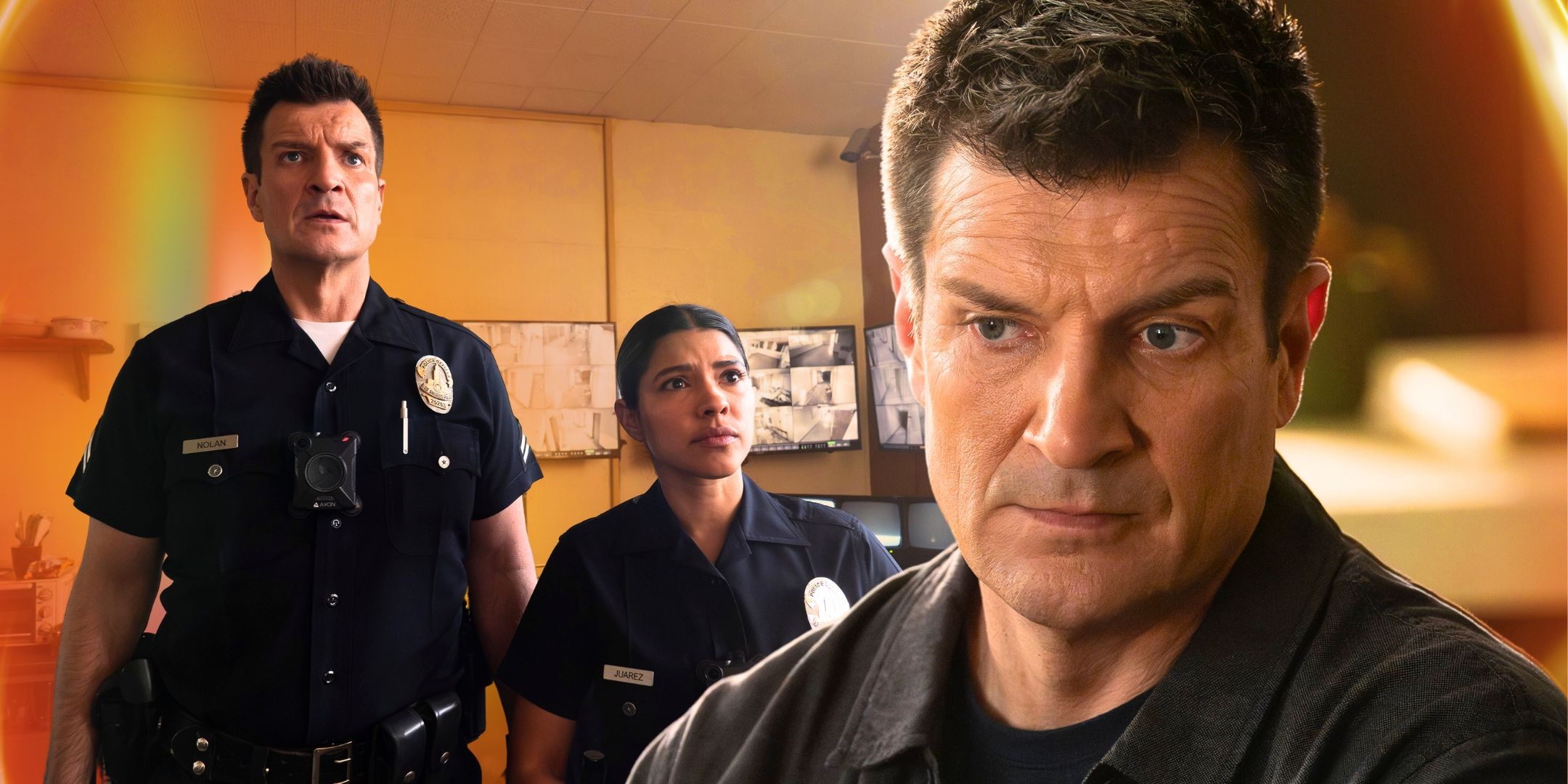 NATHAN FILLION, LISSETH CHAVEZ “A Deadly Secret” The Rookie Season 7, Episode 15