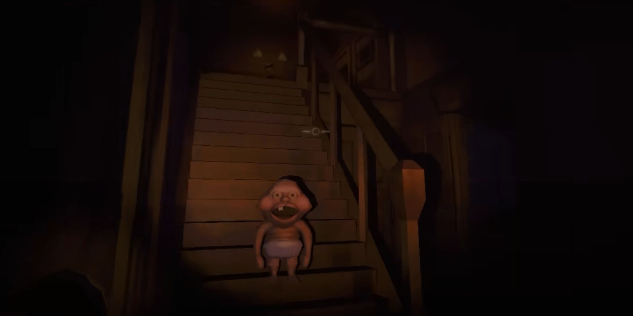 The Rugrat creature in REPO is essentially a baby that throws a tantrum.