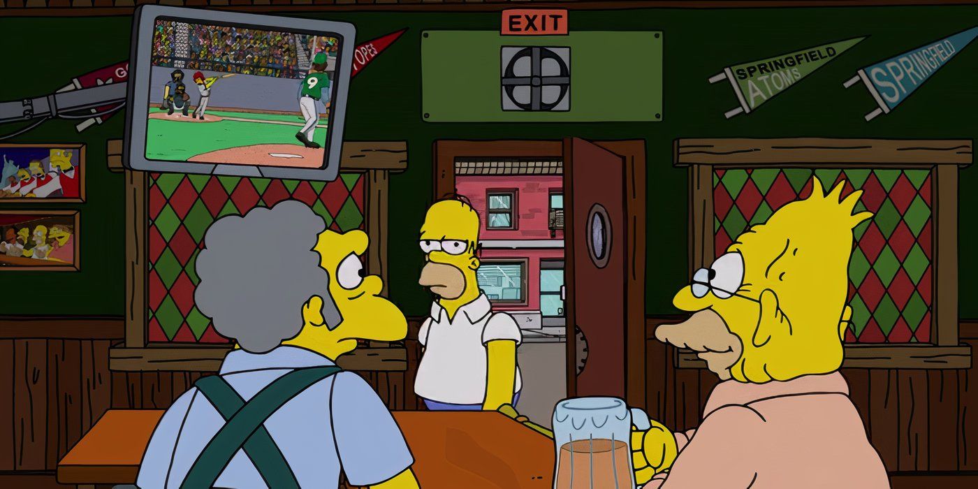 The Simpsons Abe League of Their Moe 4