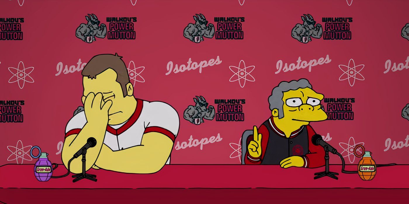 The Simpsons Abe League of Their Moe 9