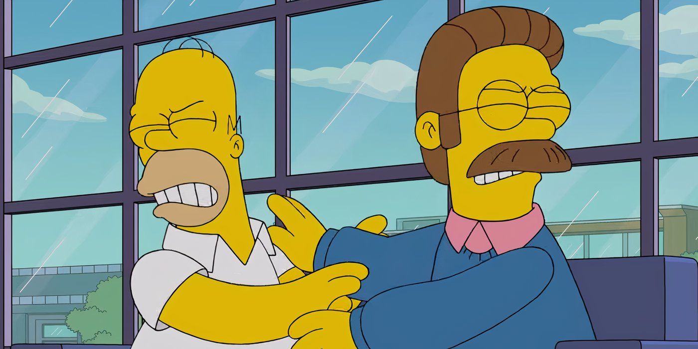 The Simpsons Homer Flanders Feud