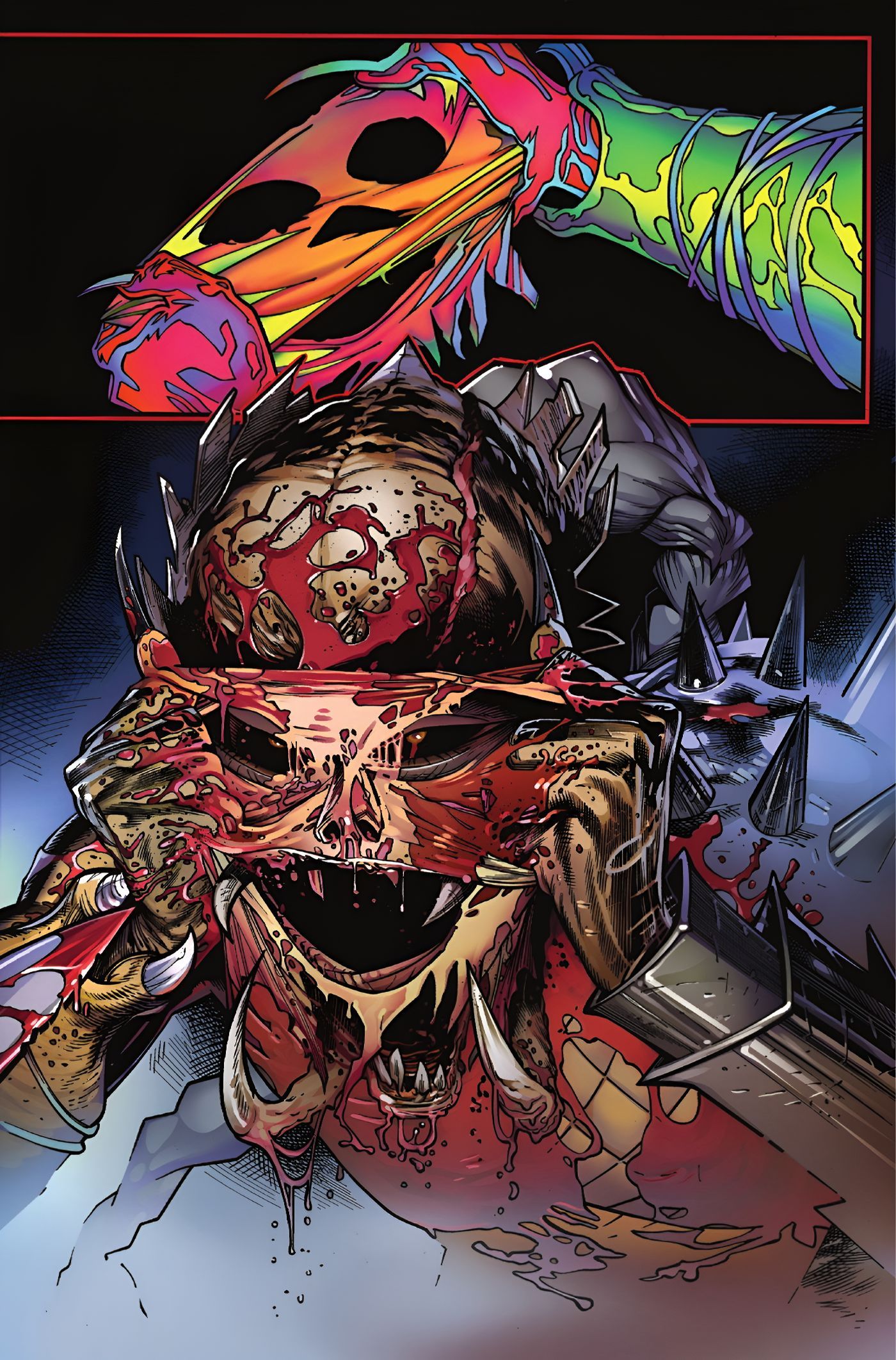 The Skinner Predator Puts On a Human Face While Covered In Blood