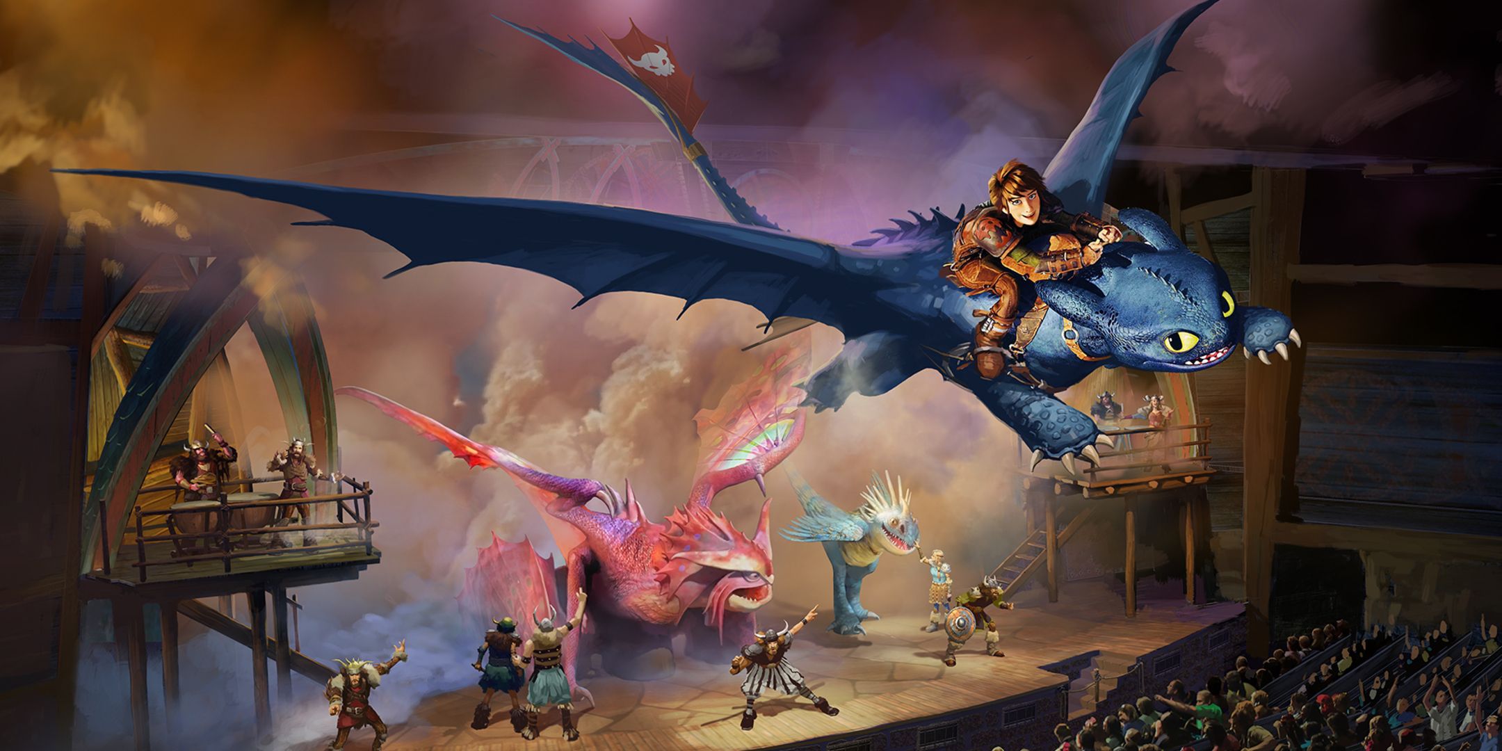 The Untrainable Dragon show in How to Train Your Dragon Isle of Berk
