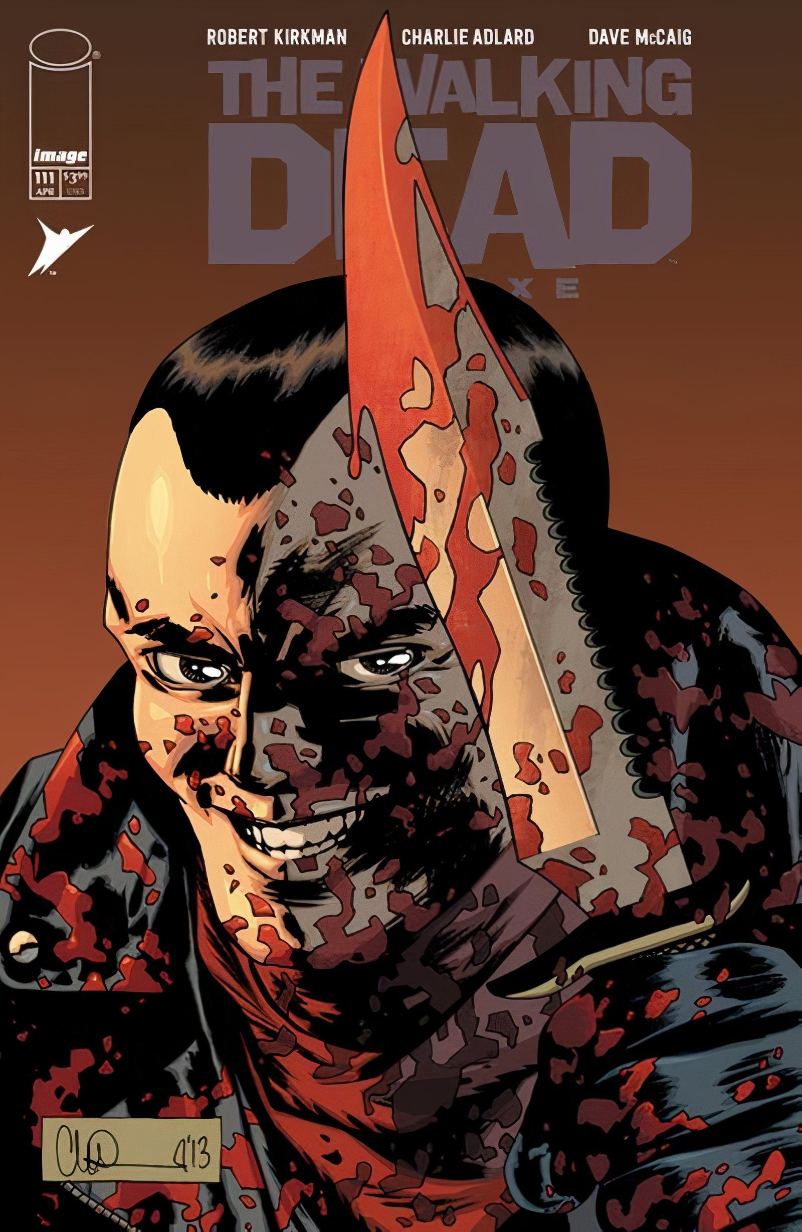 The Walkign Dead Deluxe #111 variant cover