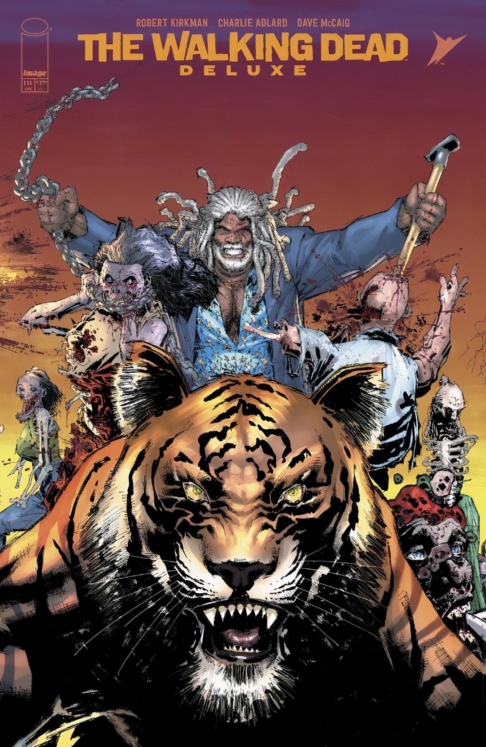 The Walking Dead Deluxe #111 variant cover 2