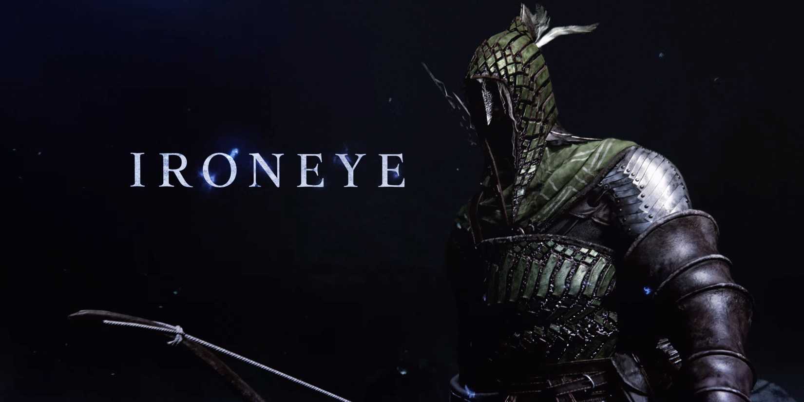 The word "Ironeye" next to the character from Elden Ring Nightreign.