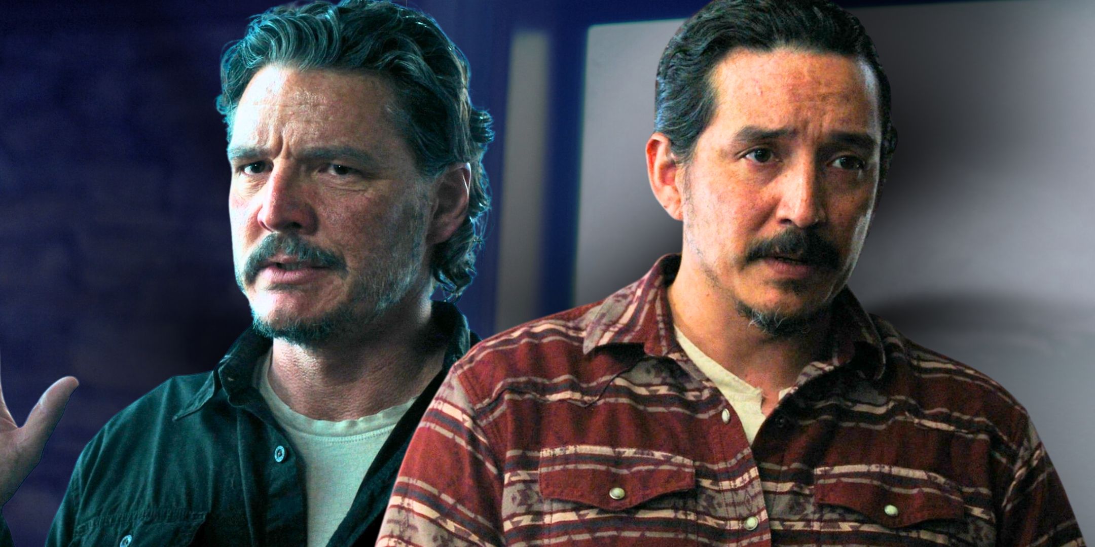 Joel (Pedro Pascal) and Tommy Miller (Gabriel Luna) in The last of Us Season 2 Episode 2