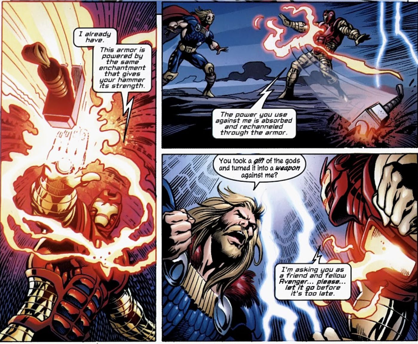 Iron Man&rsquo;s Thorbuster armor close up
